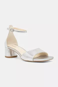 Кожаные сандалии PIPER Vagabond Shoemakers, серебряный