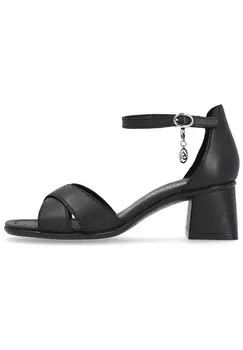 Кожаные сандалии remonte, черный