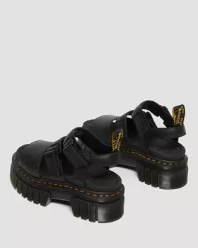 Кожаные сандалии Ricki Nappa Lux на платформе с 3 ремешками Dr. Martens