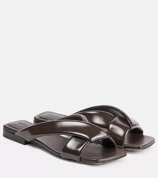 Кожаные сандалии Riva Bottega Veneta, Fondant