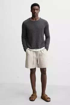 Кожаные сандалии с двумя пряжками ZARA, цвет Cognac Brown