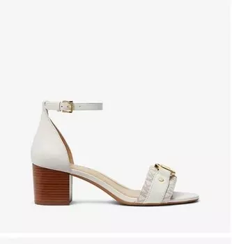 Кожаные сандалии с логотипом Michael Michael Kors Rory Flex, белый