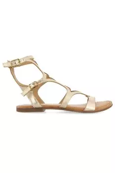 Кожаные сандалии с пряжкой Gioseppo, желтый