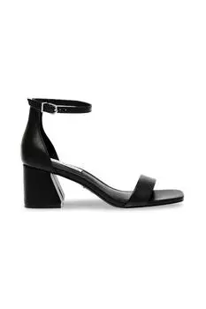 Кожаные сандалии с пряжкой Steve Madden, черный