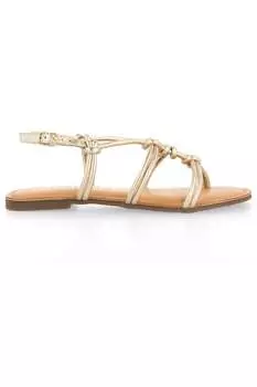 Кожаные сандалии с разделенным ремешком Gioseppo, желтый