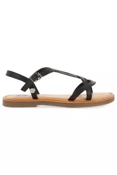 Кожаные сандалии с регулируемым ремешком Gioseppo, черный