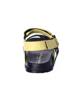 Кожаные сандалии Salvatore Ferragamo Aja, желтый