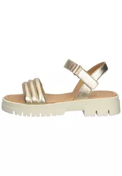 Кожаные сандалии SANSIBAR, золото