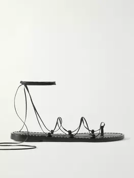 Кожаные сандалии Серенгети Amanu, черный