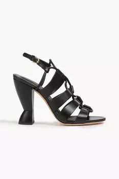 Кожаные сандалии Sirmino FERRAGAMO, черный