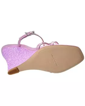 Кожаные сандалии Sophia Webster Venus, фиолетовый