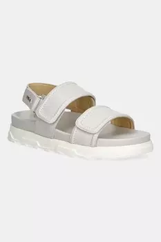 Кожаные сандалии Sporty Chic Sandal Furla, бежевый