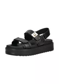 Кожаные сандалии Steve Madden, черный