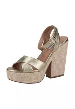 Кожаные сандалии STEVE MADDEN, золото