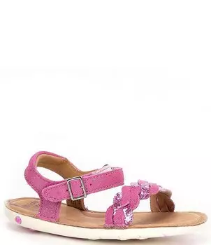 Кожаные сандалии Stride Rite для девочек Monique SRT (для малышей), розовый