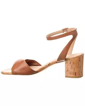 Кожаные сандалии Stuart Weitzman Everly 50, коричневый