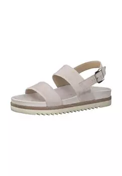 Кожаные сандалии Tamaris, цвет Ivory