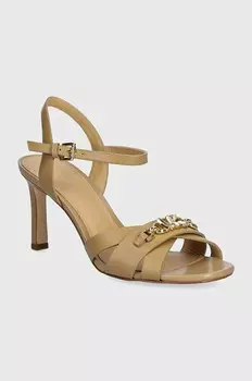 Кожаные сандалии Тиффани Michael Michael Kors, коричневый