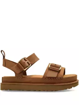 Кожаные сандалии UGG, коричневый