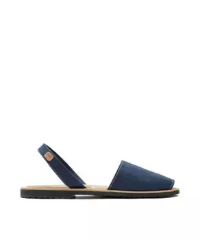 Кожаные сандалии унисекс Menorquina с мягкой стелькой CASTELL MENORCA, темно-синий