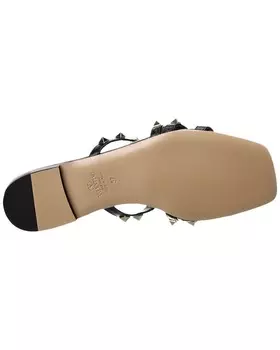 Кожаные сандалии Valentino Rockstud, черный