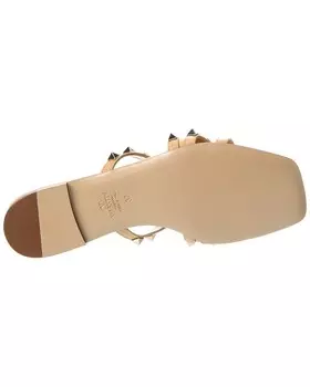 Кожаные сандалии Valentino Rockstud, розовый