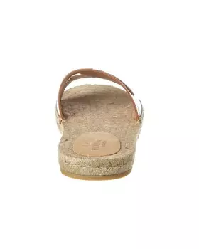 Кожаные сандалии Valentino с логотипом, коричневый