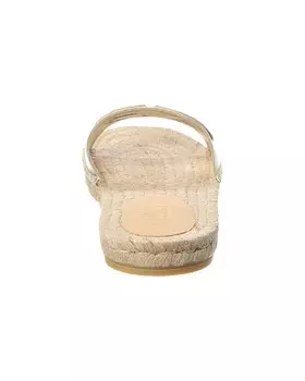 Кожаные сандалии Valentino с логотипом, золото