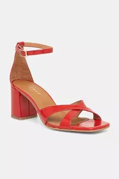Кожаные сандалии VANOU Jonak, красный