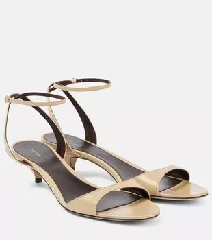 Кожаные сандалии Vika 35 The Row, Iron Grey