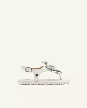 Кожаные сандалии в греческом стиле для девочек Gioseppo, белый