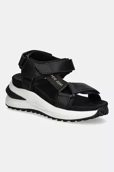 Кожаные сандалии WINSLOVE ACTION Pepe Jeans, черный
