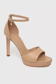 Кожаные сандалии Wojas, бежевый