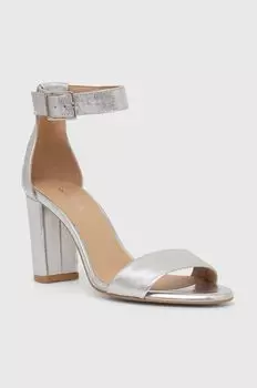Кожаные сандалии Wojas, серебряный