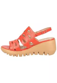 Кожаные сандалии wonders, цвет Coral Lack