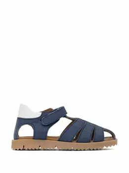 Кожаные сандалии Zecchino D'oro, тёмно-синий