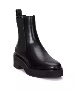 Кожаные сапоги Адриана Lauren Ralph Lauren, черный