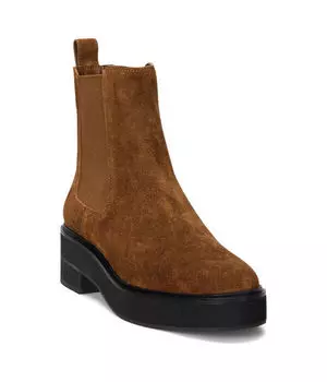 Кожаные сапоги Адриана Lauren Ralph Lauren, коричневый