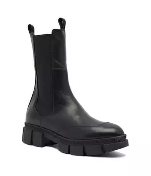 Кожаные сапоги Ария Karl Lagerfeld, черный