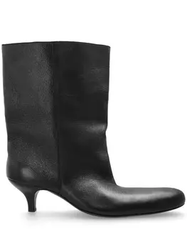 Кожаные сапоги Balenciaga, черный