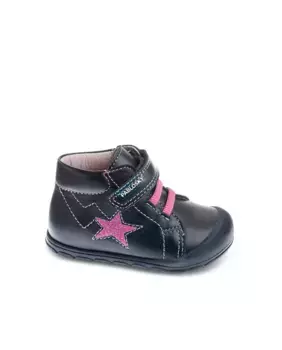 Кожаные сапоги для мальчиков с клейкой застежкой Pablosky, цвет Rosa