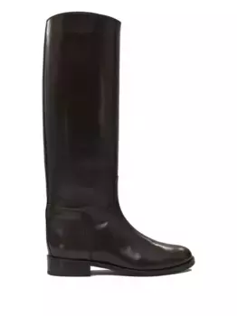 Кожаные сапоги до колена Maretto, коричневый