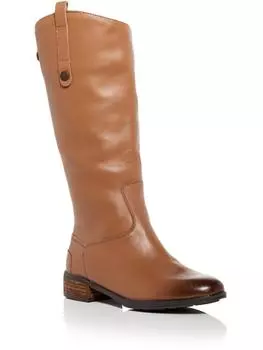 Кожаные сапоги до колена Penny Mini для девочек на блочном каблуке Sam Edelman, цвет Whiskey Leather