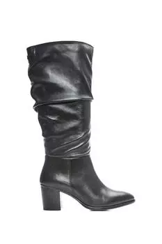 Кожаные сапоги до колена "Starlene" Moda In Pelle, черный