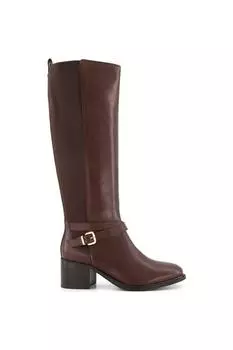 Кожаные сапоги до колена 'Tildings' Dune London, коричневый