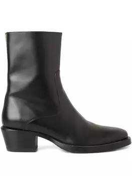 Кожаные сапоги EYTYS, черный