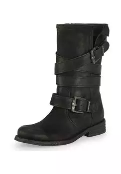 Кожаные сапоги Felmini, черный