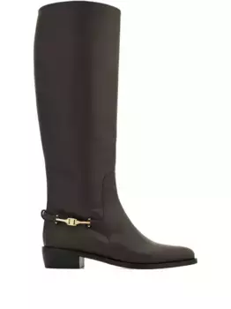 Кожаные сапоги Ferragamo