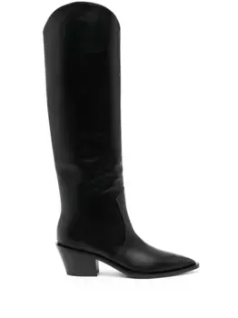 Кожаные сапоги Gianvito Rossi, черный