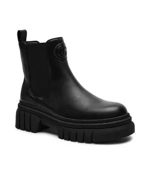 Кожаные сапоги из Италии Guess, черный